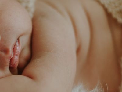 Person resting peacefully after a session is complete.